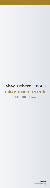 Tabae Robert 1954 K — CANOA