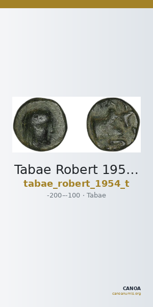 Tabae Robert 1954 T — CANOA