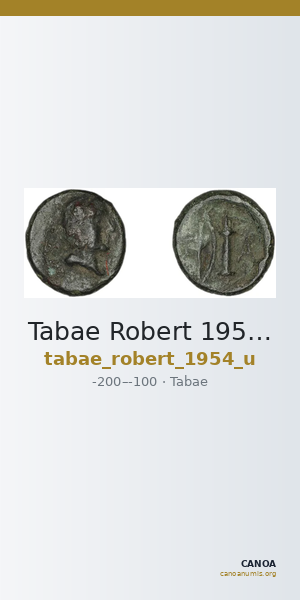 Tabae Robert 1954 U — CANOA