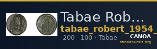 Tabae Robert 1954 U — CANOA