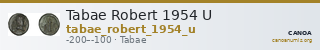 Tabae Robert 1954 U — CANOA