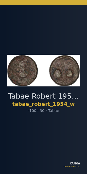 Tabae Robert 1954 W — CANOA