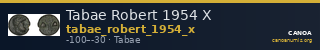 Tabae Robert 1954 X — CANOA