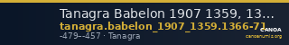 Tanagra Babelon 1907 1359, 1366-1371 — CANOA