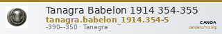 Tanagra Babelon 1914 354-355 — CANOA