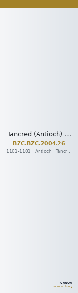 Tancred (Antioch) — Tetarteron Noummion (Antioch, 1101) — CANOA