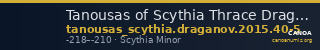 Tanousas of Scythia Thrace Draganov 2015 40-5 — CANOA