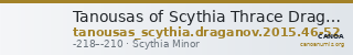 Tanousas of Scythia Thrace Draganov 2015 46-52 — CANOA