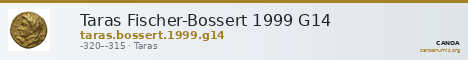 Taras Fischer-Bossert 1999 G14 — CANOA