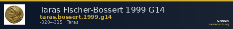 Taras Fischer-Bossert 1999 G14 — CANOA
