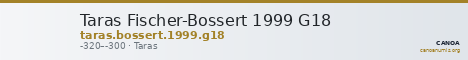 Taras Fischer-Bossert 1999 G18 — CANOA