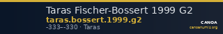 Taras Fischer-Bossert 1999 G2 — CANOA