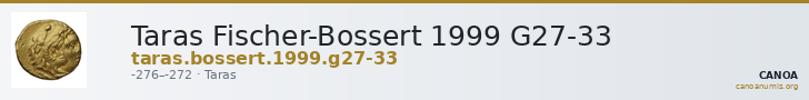 Taras Fischer-Bossert 1999 G27-33 — CANOA