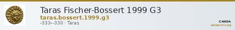 Taras Fischer-Bossert 1999 G3 — CANOA