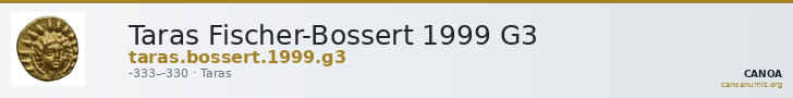 Taras Fischer-Bossert 1999 G3 — CANOA