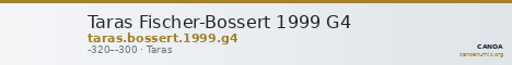 Taras Fischer-Bossert 1999 G4 — CANOA