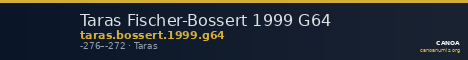 Taras Fischer-Bossert 1999 G64 — CANOA