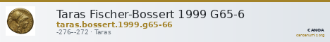 Taras Fischer-Bossert 1999 G65-6 — CANOA