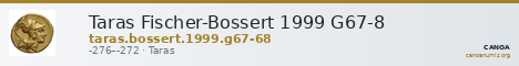 Taras Fischer-Bossert 1999 G67-8 — CANOA