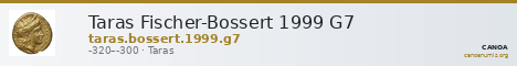 Taras Fischer-Bossert 1999 G7 — CANOA