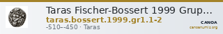 Taras Fischer-Bossert 1999 Gruppe 1.1-2 — CANOA