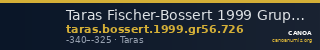 Taras Fischer-Bossert 1999 Gruppe 56.726 — CANOA