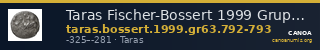 Taras Fischer-Bossert 1999 Gruppe 63.792-3 — CANOA
