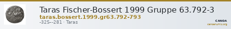 Taras Fischer-Bossert 1999 Gruppe 63.792-3 — CANOA