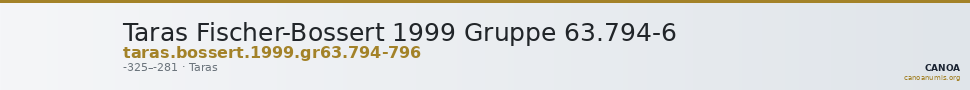 Taras Fischer-Bossert 1999 Gruppe 63.794-6 — CANOA