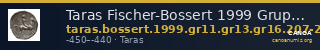 Taras Fischer-Bossert 1999 Gruppen 11, 13, 16.207-19, 16.224-40 — CANOA