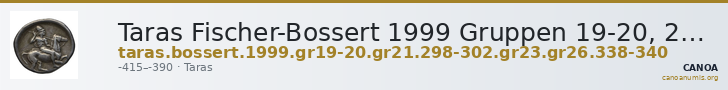 Taras Fischer-Bossert 1999 Gruppen 19-20, 21.298-302, 23, 26.338-40 — CANOA
