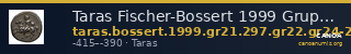 Taras Fischer-Bossert 1999 Gruppen 21.297, 22, 24-25, 26.341-369 — CANOA