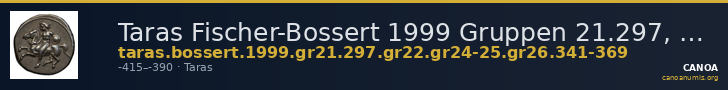 Taras Fischer-Bossert 1999 Gruppen 21.297, 22, 24-25, 26.341-369 — CANOA
