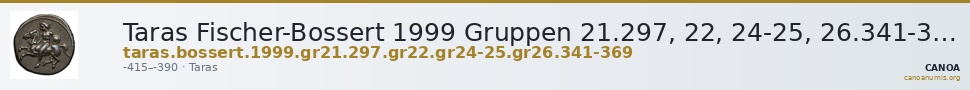 Taras Fischer-Bossert 1999 Gruppen 21.297, 22, 24-25, 26.341-369 — CANOA