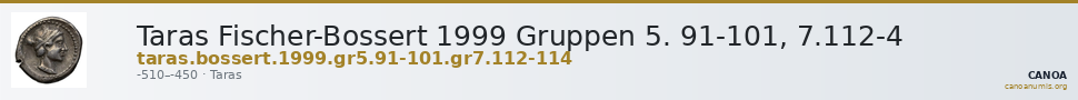 Taras Fischer-Bossert 1999 Gruppen 5. 91-101, 7.112-4 — CANOA