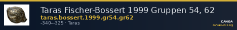 Taras Fischer-Bossert 1999 Gruppen 54, 62 — CANOA