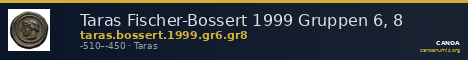 Taras Fischer-Bossert 1999 Gruppen 6, 8 — CANOA