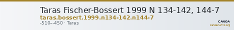 Taras Fischer-Bossert 1999 N 134-142, 144-7 — CANOA