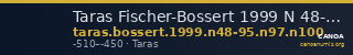 Taras Fischer-Bossert 1999 N 48-95, N97, N100 — CANOA