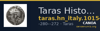 Taras Historia Numorum Italy 1015-19 — CANOA