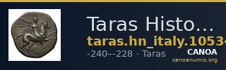 Taras Historia Numorum Italy 1053-59 — CANOA