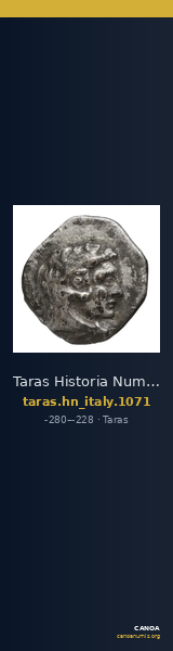 Taras Historia Numorum Italy 1071 — CANOA