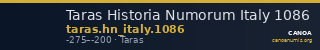 Taras Historia Numorum Italy 1086 — CANOA