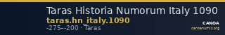 Taras Historia Numorum Italy 1090 — CANOA