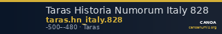 Taras Historia Numorum Italy 828 — CANOA