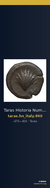 Taras Historia Numorum Italy 840 — CANOA