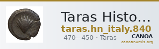 Taras Historia Numorum Italy 840 — CANOA