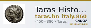 Taras Historia Numorum Italy 860 — CANOA