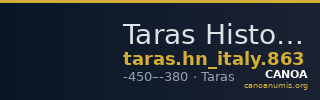 Taras Historia Numorum Italy 863 — CANOA