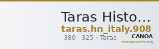 Taras Historia Numorum Italy 908 — CANOA